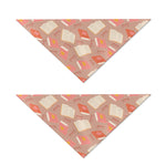 Reading Books And Glasses Pattern Print Dog Bandana