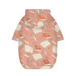 Reading Books And Glasses Pattern Print Dog Zip Up Hoodie