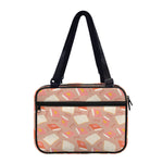 Reading Books And Glasses Pattern Print Double Strap Bible Bag