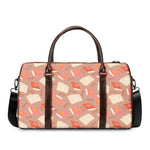Reading Books And Glasses Pattern Print Duffle Bag
