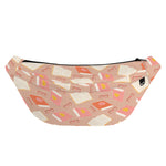Reading Books And Glasses Pattern Print Fanny Pack