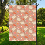 Reading Books And Glasses Pattern Print Garden Flag