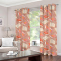 Reading Books And Glasses Pattern Print Grommet Curtains