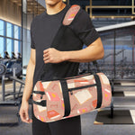 Reading Books And Glasses Pattern Print Gym Bag