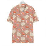 Reading Books And Glasses Pattern Print Hawaiian Shirt