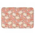 Reading Books And Glasses Pattern Print Indoor Door Mat