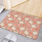 Reading Books And Glasses Pattern Print Indoor Door Mat