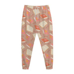 Reading Books And Glasses Pattern Print Jogger Pants