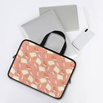 Reading Books And Glasses Pattern Print Laptop Sleeve With Handle