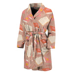 Reading Books And Glasses Pattern Print Men's Bathrobe