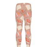 Reading Books And Glasses Pattern Print Men's leggings