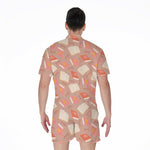 Reading Books And Glasses Pattern Print Men's Rompers