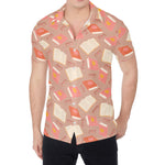 Reading Books And Glasses Pattern Print Men's Shirt