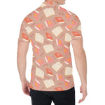 Reading Books And Glasses Pattern Print Men's Shirt