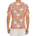 Reading Books And Glasses Pattern Print Men's Short Sleeve Rash Guard