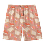 Reading Books And Glasses Pattern Print Men's Swim Trunks