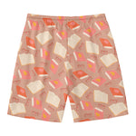 Reading Books And Glasses Pattern Print Men's Swim Trunks