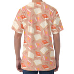 Reading Books And Glasses Pattern Print Men's Velvet T-Shirt