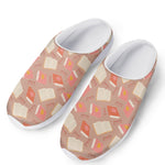 Reading Books And Glasses Pattern Print Mesh Casual Shoes