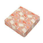 Reading Books And Glasses Pattern Print Outdoor Seat Cushion Cover