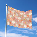 Reading Books And Glasses Pattern Print Polyester Flag