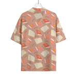 Reading Books And Glasses Pattern Print Rayon Hawaiian Shirt
