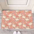 Reading Books And Glasses Pattern Print Rubber Doormat