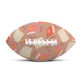 Reading Books And Glasses Pattern Print Rugby Ball