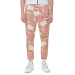 Reading Books And Glasses Pattern Print Scuba Joggers