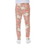 Reading Books And Glasses Pattern Print Scuba Joggers