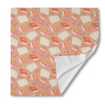 Reading Books And Glasses Pattern Print Silk Bandana