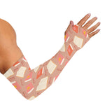 Reading Books And Glasses Pattern Print Sun Protection Arm Sleeves