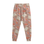 Reading Books And Glasses Pattern Print Sweatpants