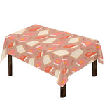 Reading Books And Glasses Pattern Print Tablecloth