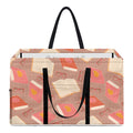 Reading Books And Glasses Pattern Print Utility Tote Bag