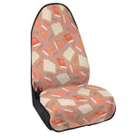 Reading Books And Glasses Pattern Print Waterproof Car Seat Cover