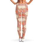 Reading Books And Glasses Pattern Print Women's Leggings