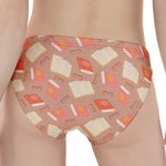 Reading Books And Glasses Pattern Print Women's Panties