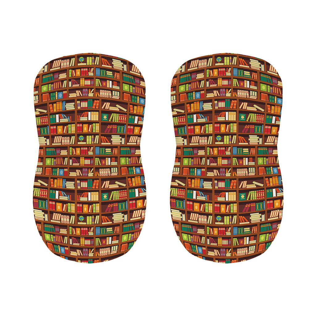 Reading Library Pattern Print Bar Stool Covers