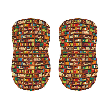 Reading Library Pattern Print Bar Stool Covers