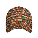 Reading Library Pattern Print Baseball Cap