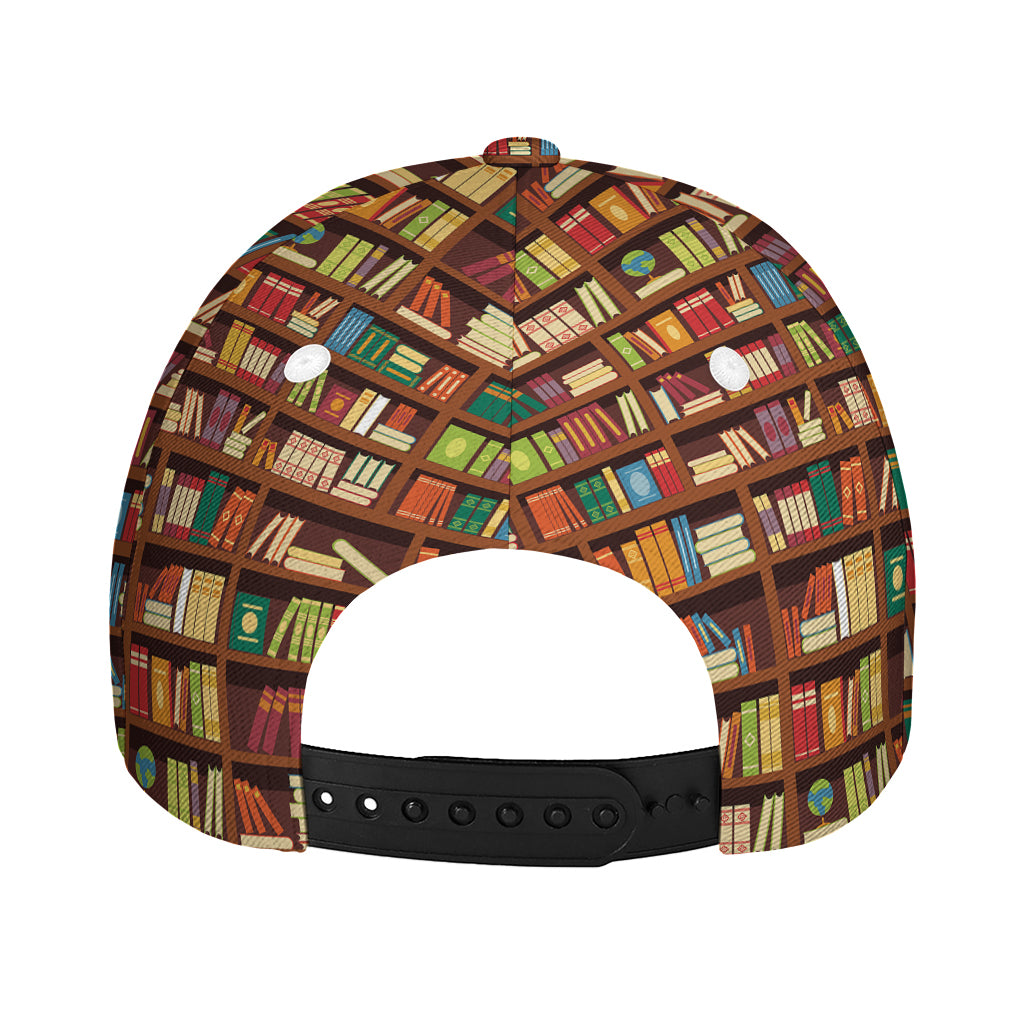 Reading Library Pattern Print Baseball Cap