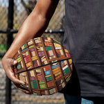 Reading Library Pattern Print Basketball