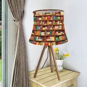 Reading Library Pattern Print Bell Lamp Shade