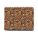 Reading Library Pattern Print Bifold Wallet