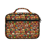 Reading Library Pattern Print Briefcase Bible Bag