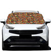 Reading Library Pattern Print Car Windshield Snow Cover