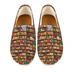 Reading Library Pattern Print Casual Shoes