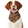 Reading Library Pattern Print Dog Bandana