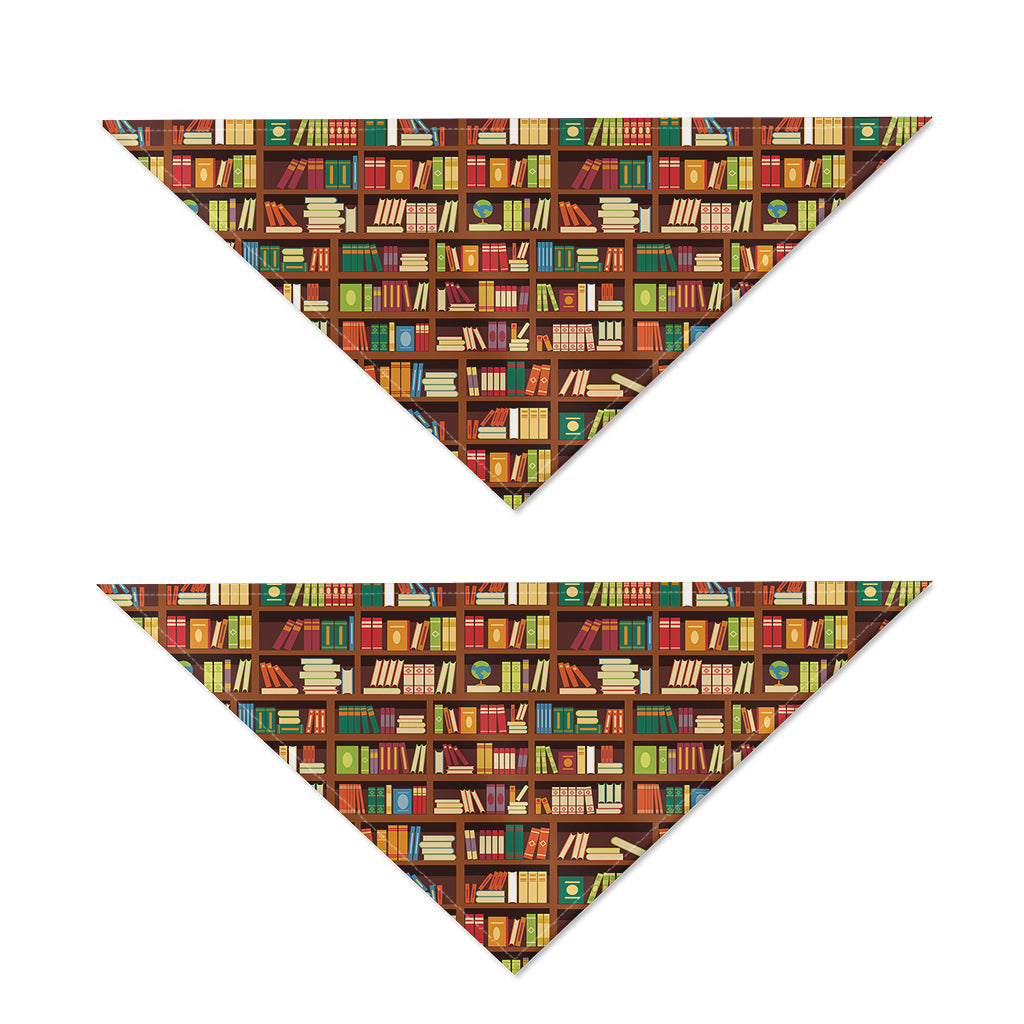 Reading Library Pattern Print Dog Bandana